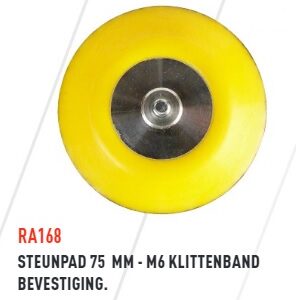 Rodac pad 75mm velcro RA168
