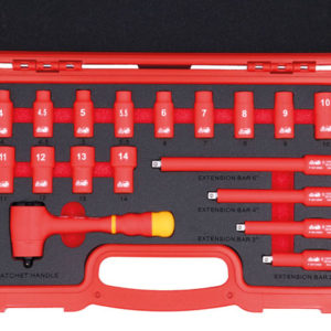 Laser geïsoleerde dopsleutelset 1/4  Z-6145