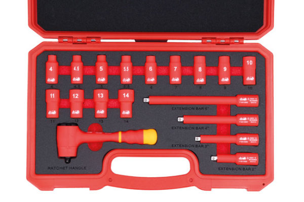 Laser geïsoleerde dopsleutelset 1/4  Z-6145