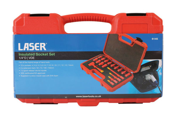 Laser geïsoleerde dopsleutelset 1/4  Z-6145 - Afbeelding 3