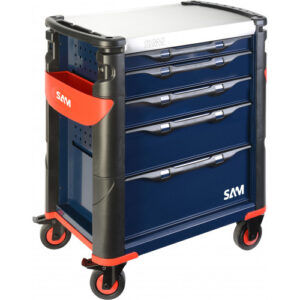 SAM gereedschapswagen leeg blauw 5 laden 415HBZ