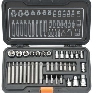 Custor bitset 1/4"+3/8", torx/ E-torx, 37dlg