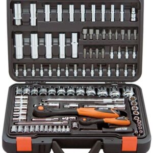 Custor 1/4”+1/2” doppenset, 98dlg