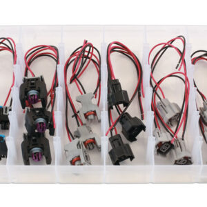 Laser assortiment Delphi & Denso injector connectorset 18 stuks